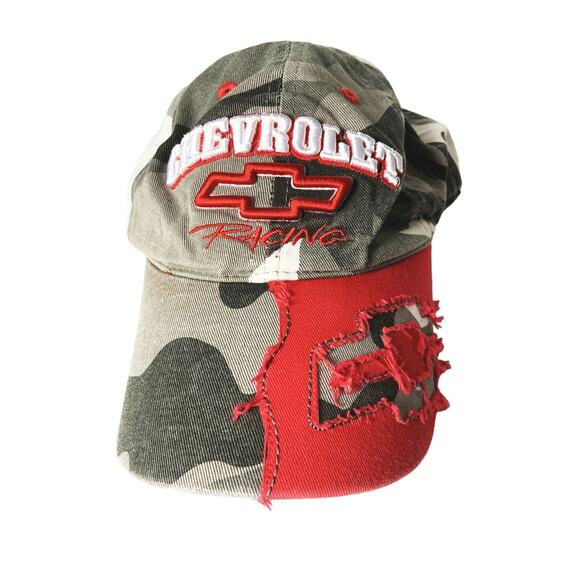 Vintage Chevrolet Racing Hat Baseball Cap Adjustable Strap - Picture 1 of 5